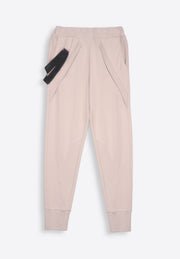 Casual beige cargo joggers on plain background – East Vibe